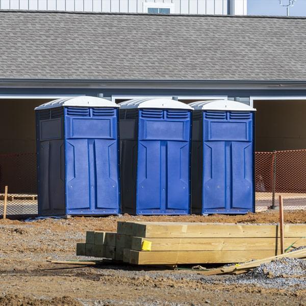 Heavy-duty construction site porta potty in Portsmouth, New Hampshire